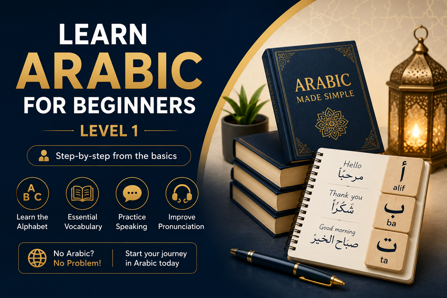 Arabic Language for Beginners – Level 1